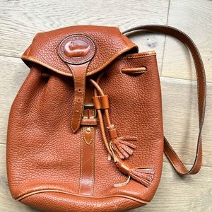 Dooney and Bourke vintage leather backpack